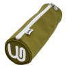 TROUSSE RONDE 22X7,5CM RECYCLEE COLORIS MARRON